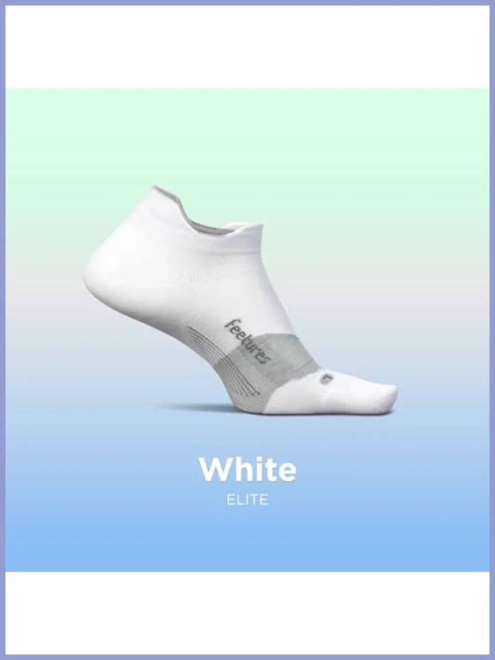 Feetures Elite Ultra Light No Show Tab Ankle Socks with Targeted Compression